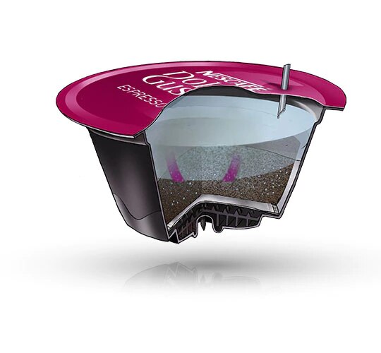 Cápsula de Espresso por dentro